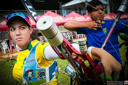 Nove brasileiros participaram da etapa de Medelín da Copa do Mundo de tiro com arco / Foto: Worldarchery.org